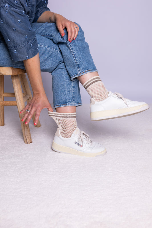 Socke Mesh Cream
