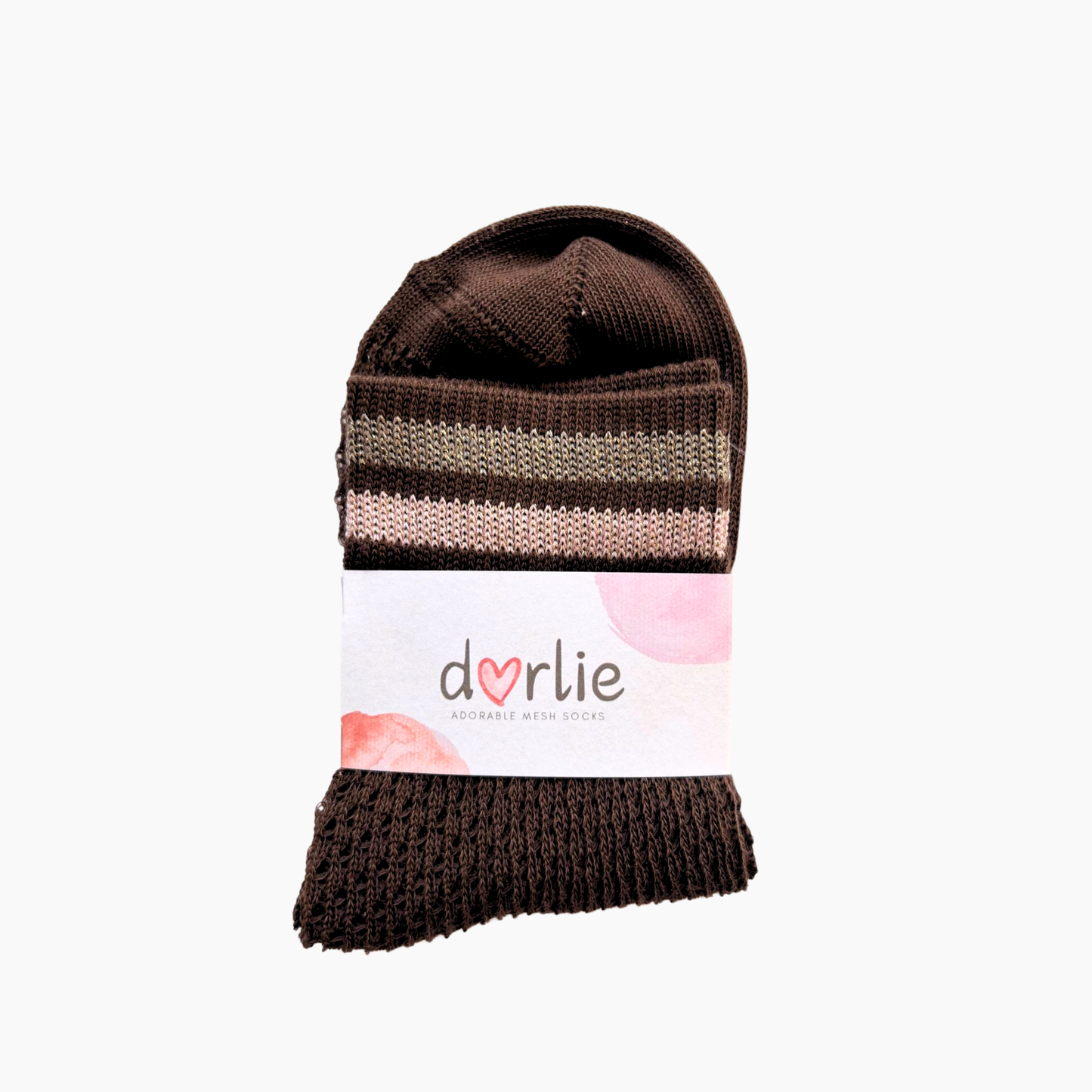 Socke Mesh Chocolate