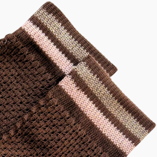 Socke Mesh Chocolate