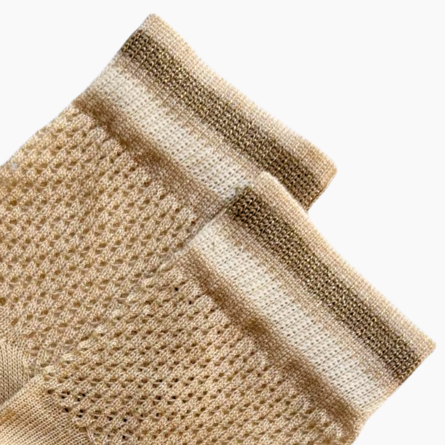 Socke Mesh Golden Glitter