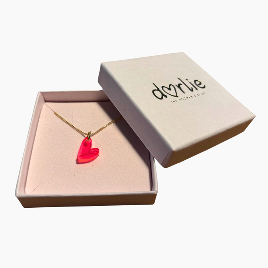 Halskette Lovely Little Heart pink
