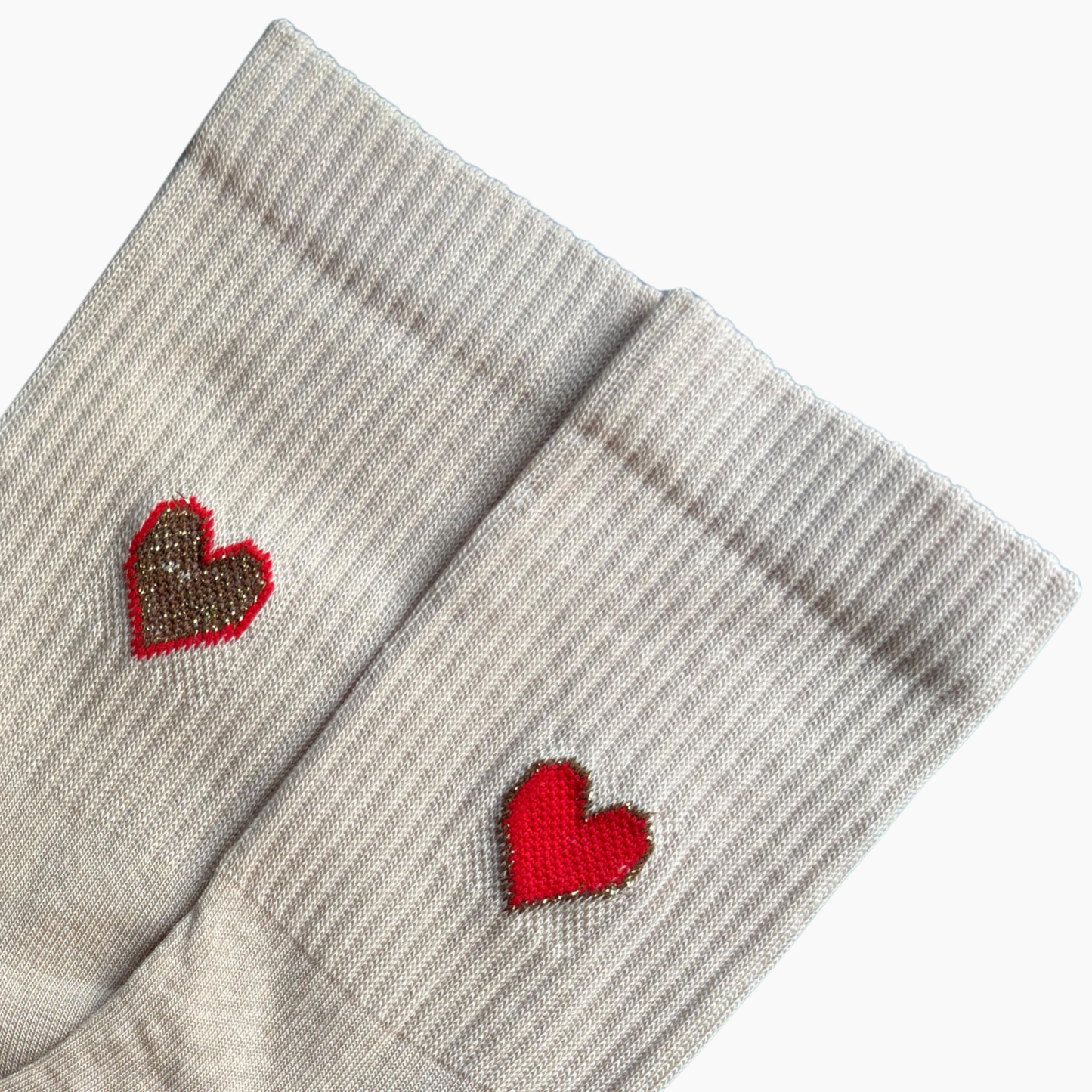 Socke Big Love Coffee Red