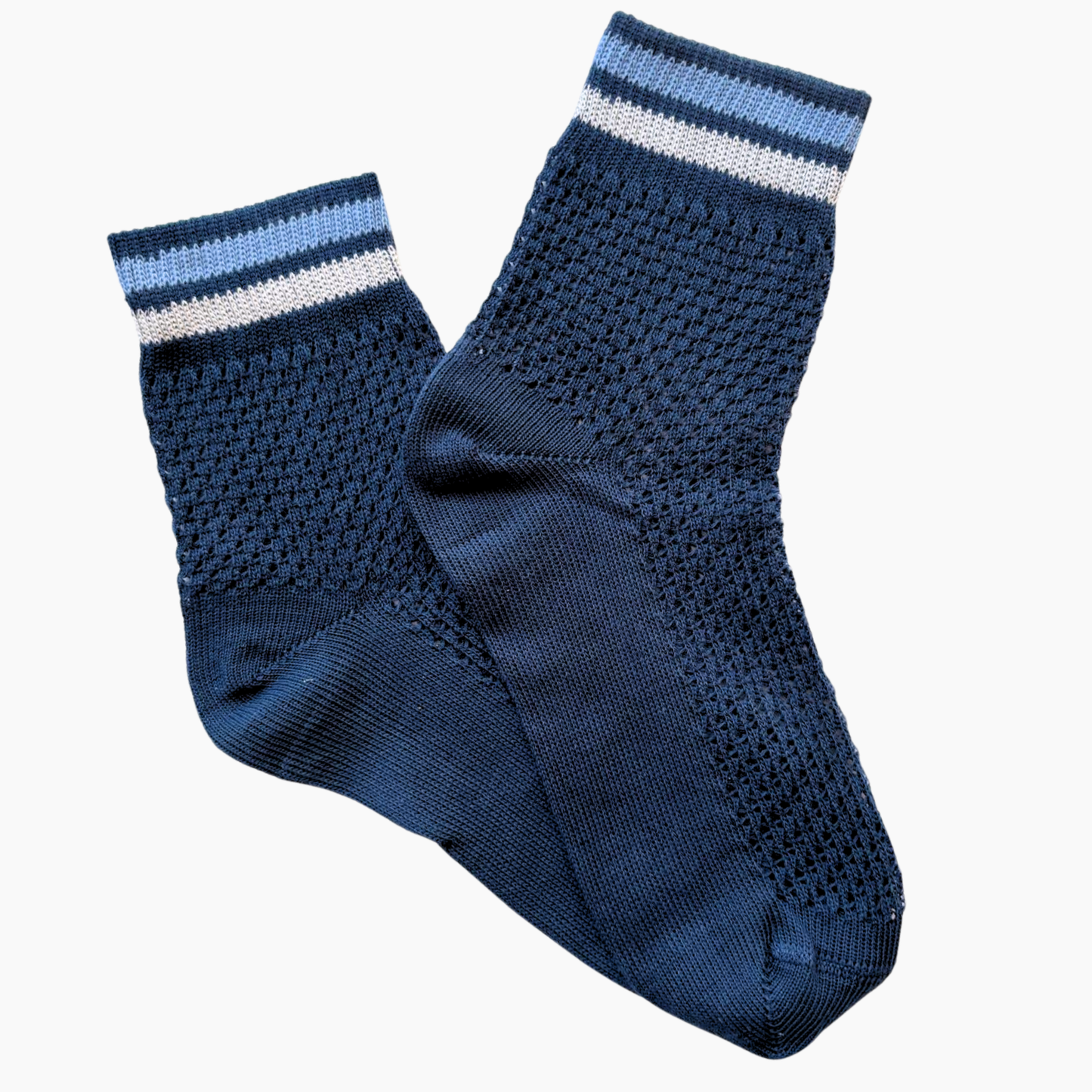 Set Mesh Socks Blue / Green Matcha