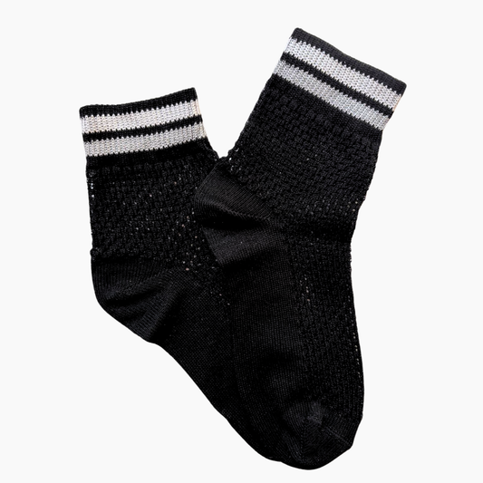 Set Mesh Socks Glitter