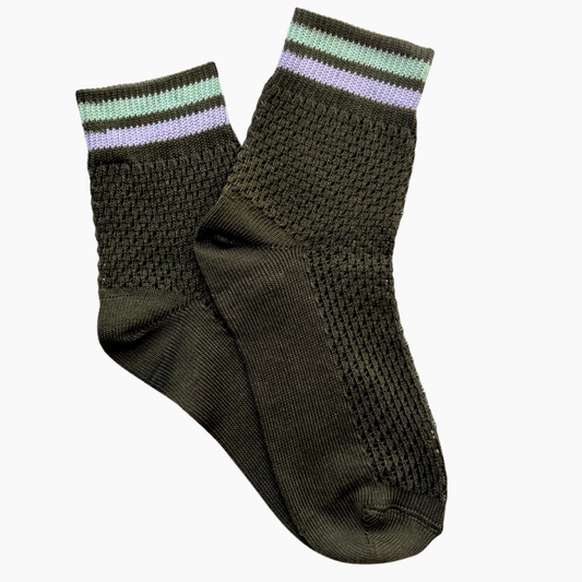 Set Mesh Socks Blue / Green Matcha