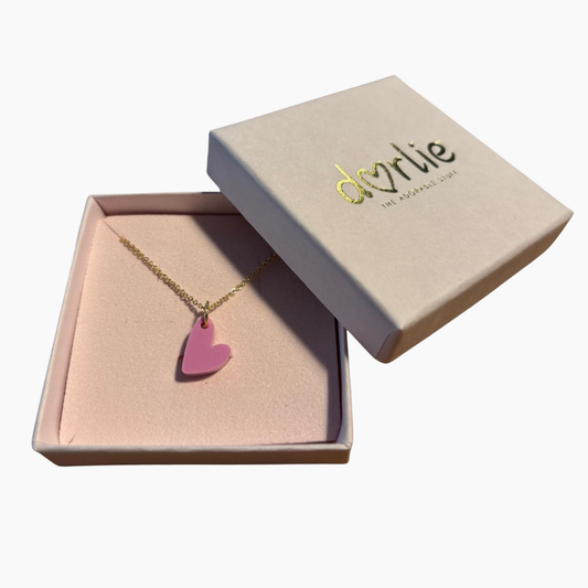 Halskette Lovely Little Heart lavender