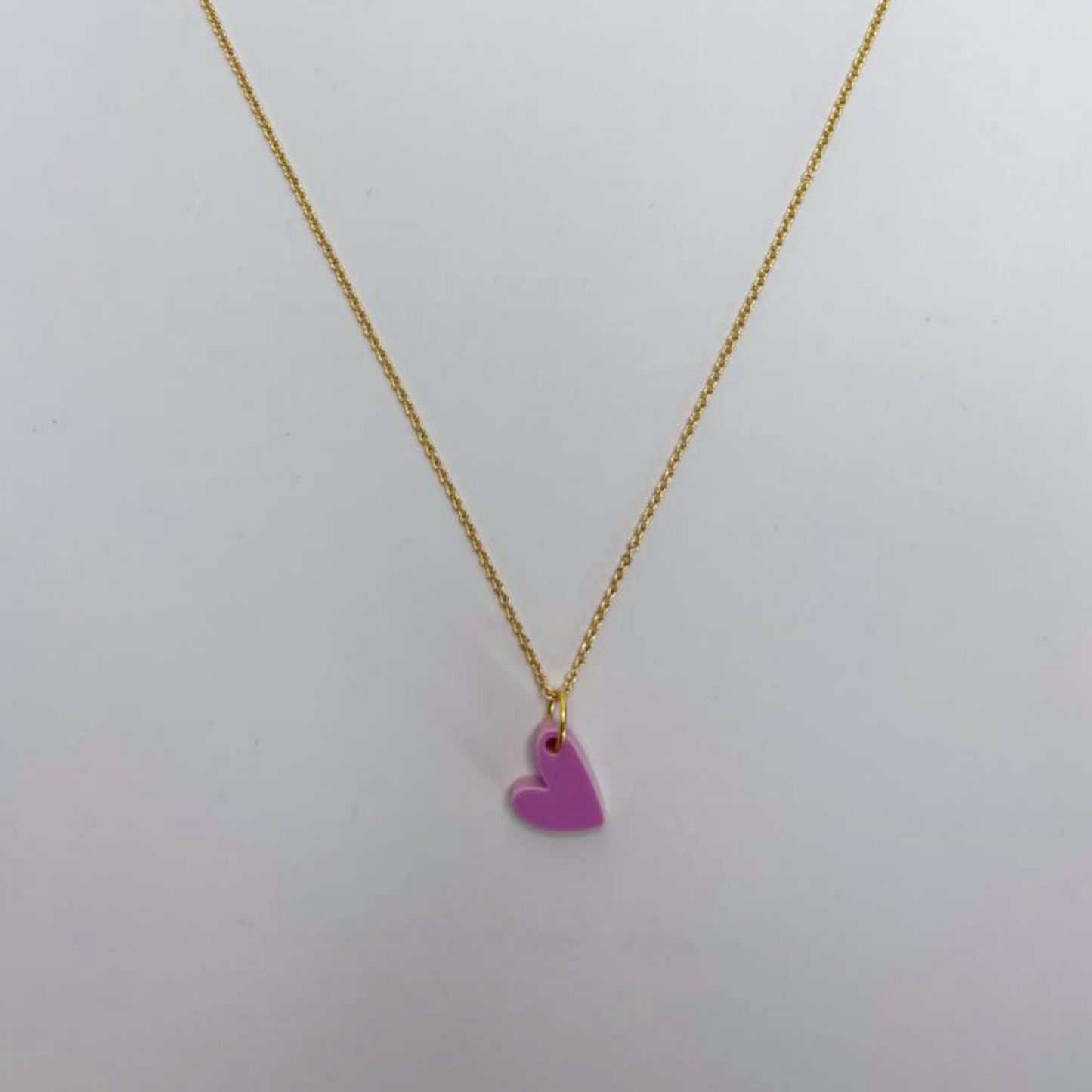 Halskette Lovely Little Heart lavender