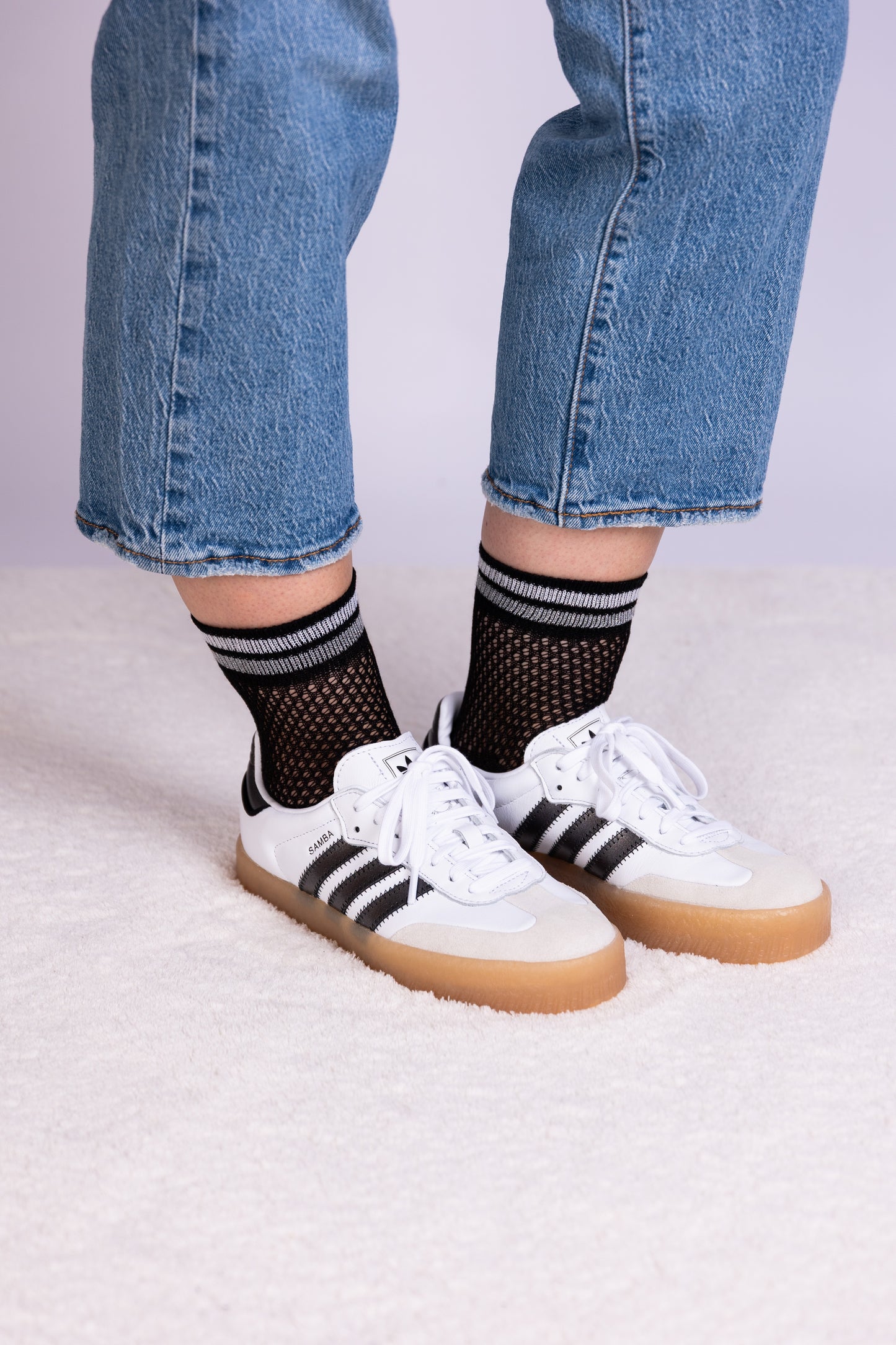 Set Mesh Socks Glitter