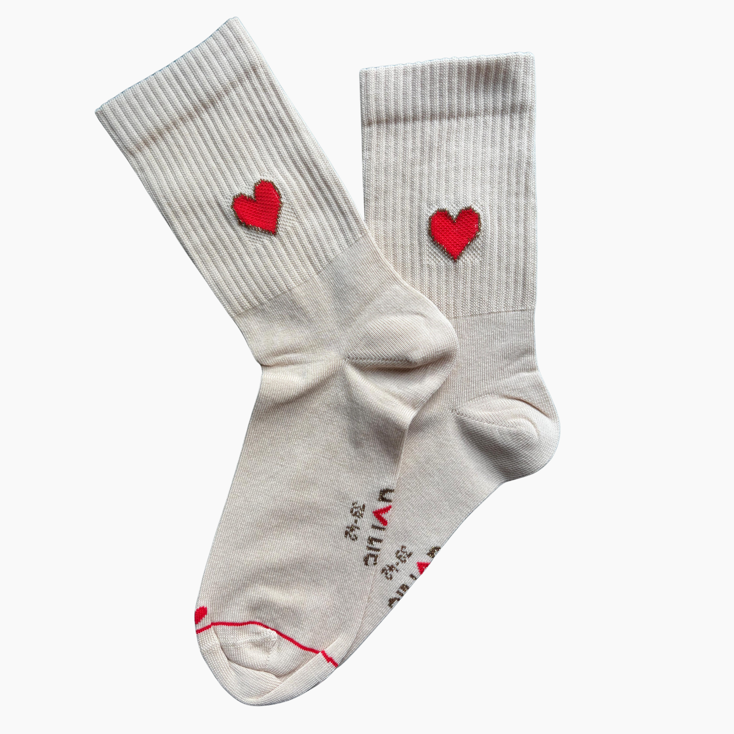 Socke Big Love Coffee Red