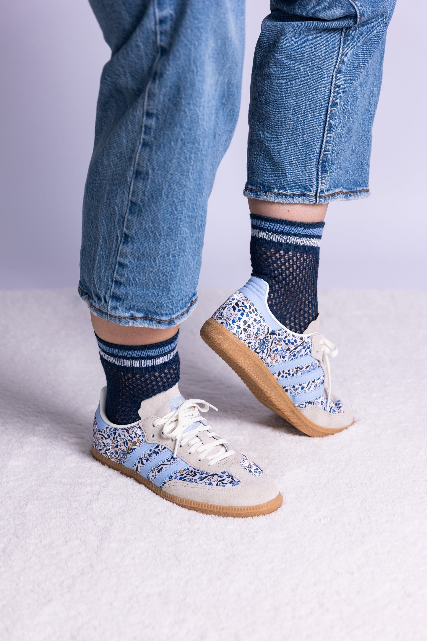 Set Mesh Socks Blue / Green Matcha