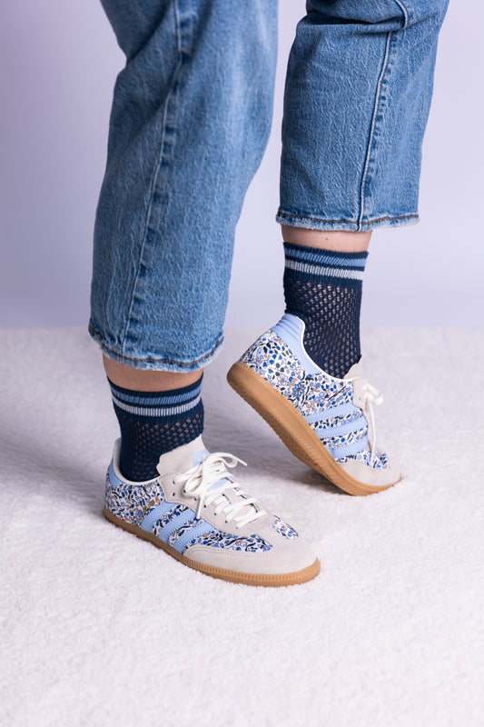 Socke Mesh Dark Blue