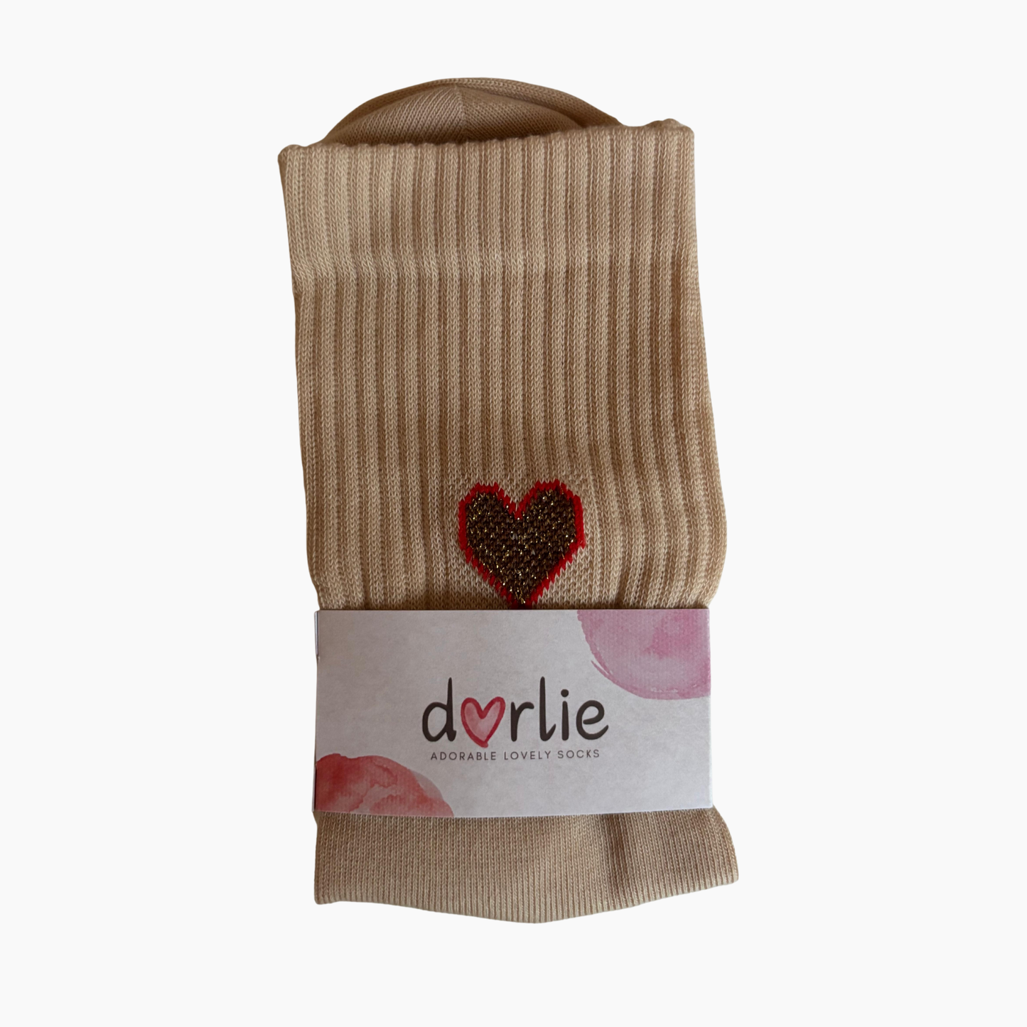 Socke Big Love Coffee Red