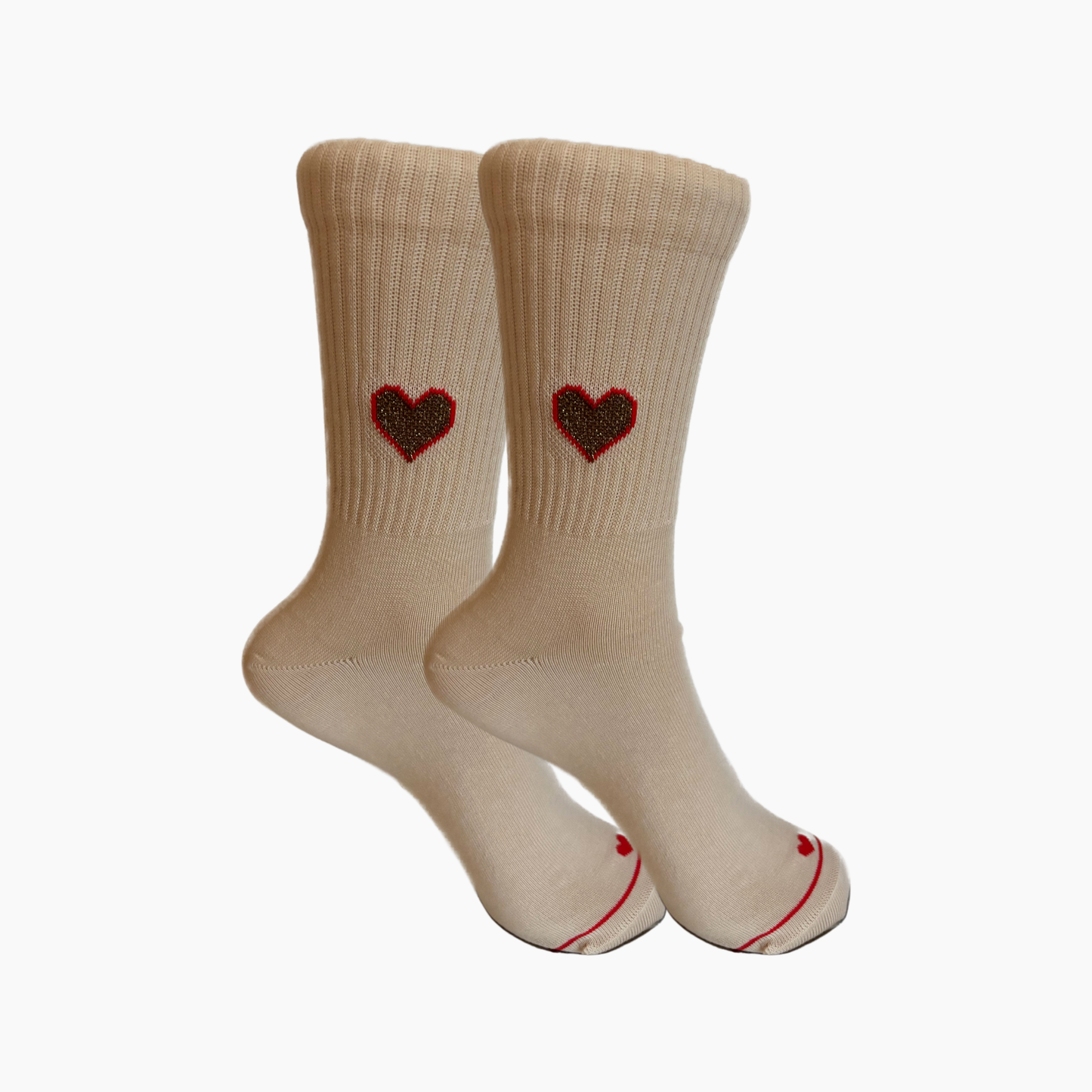 Socke Big Love Coffee Red