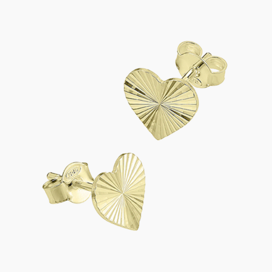 Ohrstecker strahlendes Herz