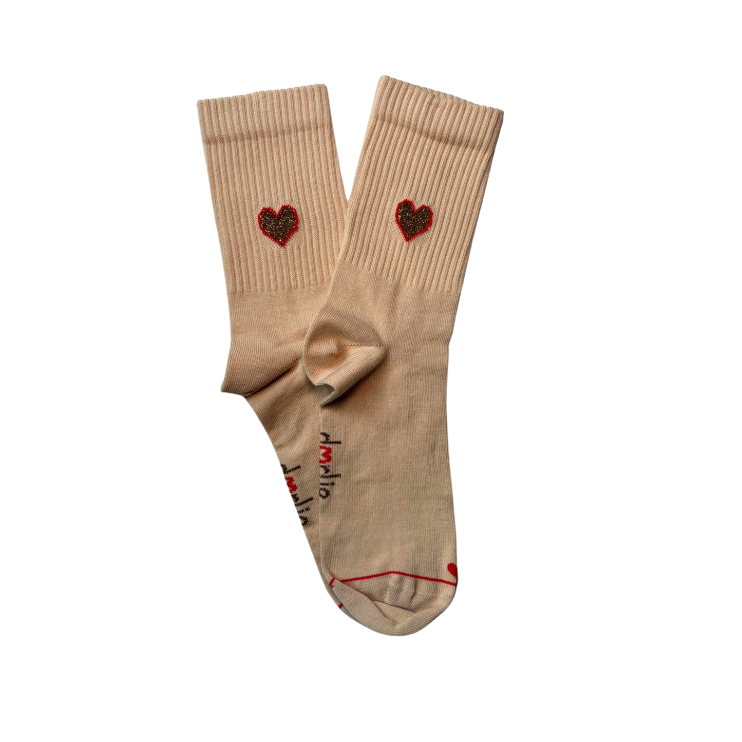 Socke Big Love Coffee Red