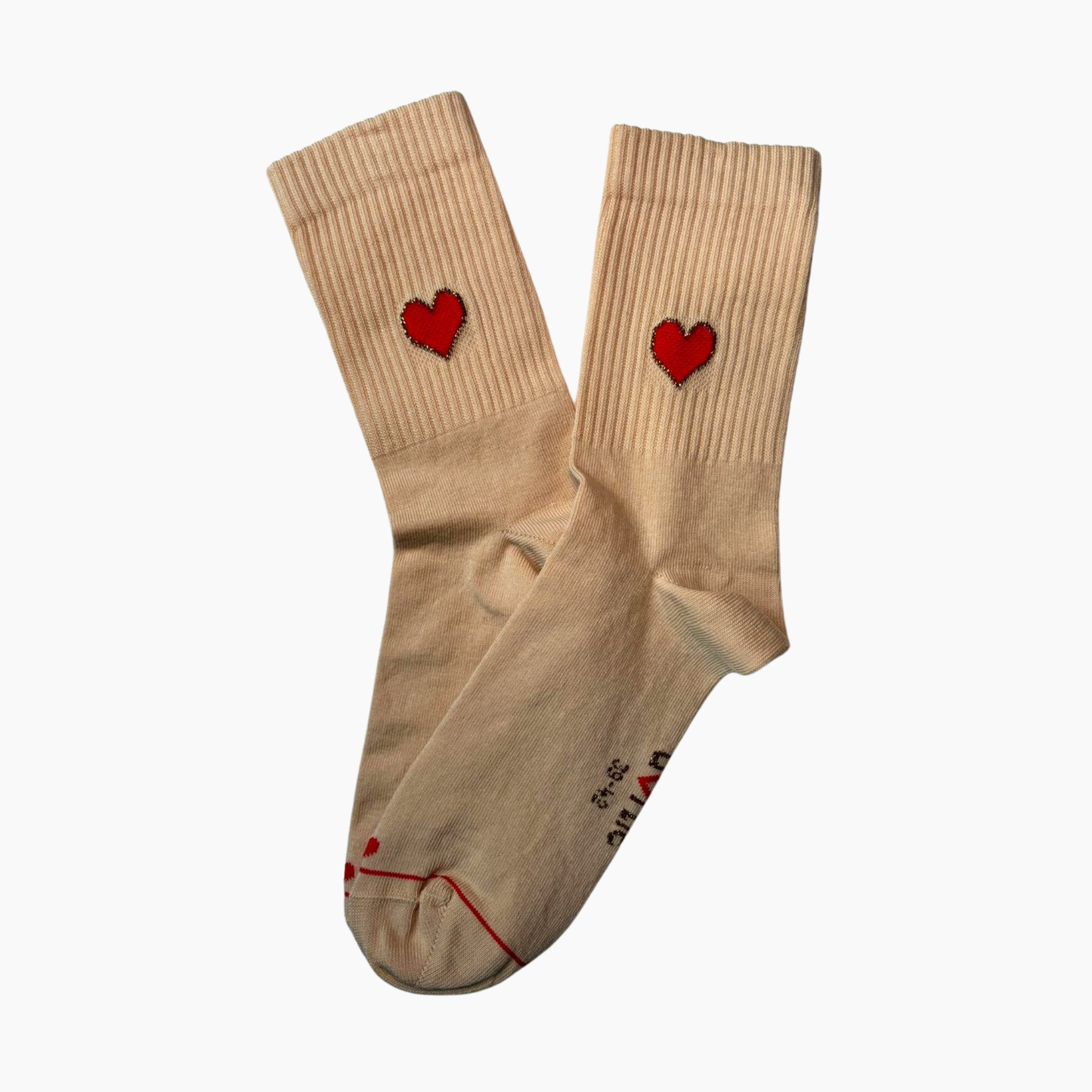 Socke Big Love Coffee Red