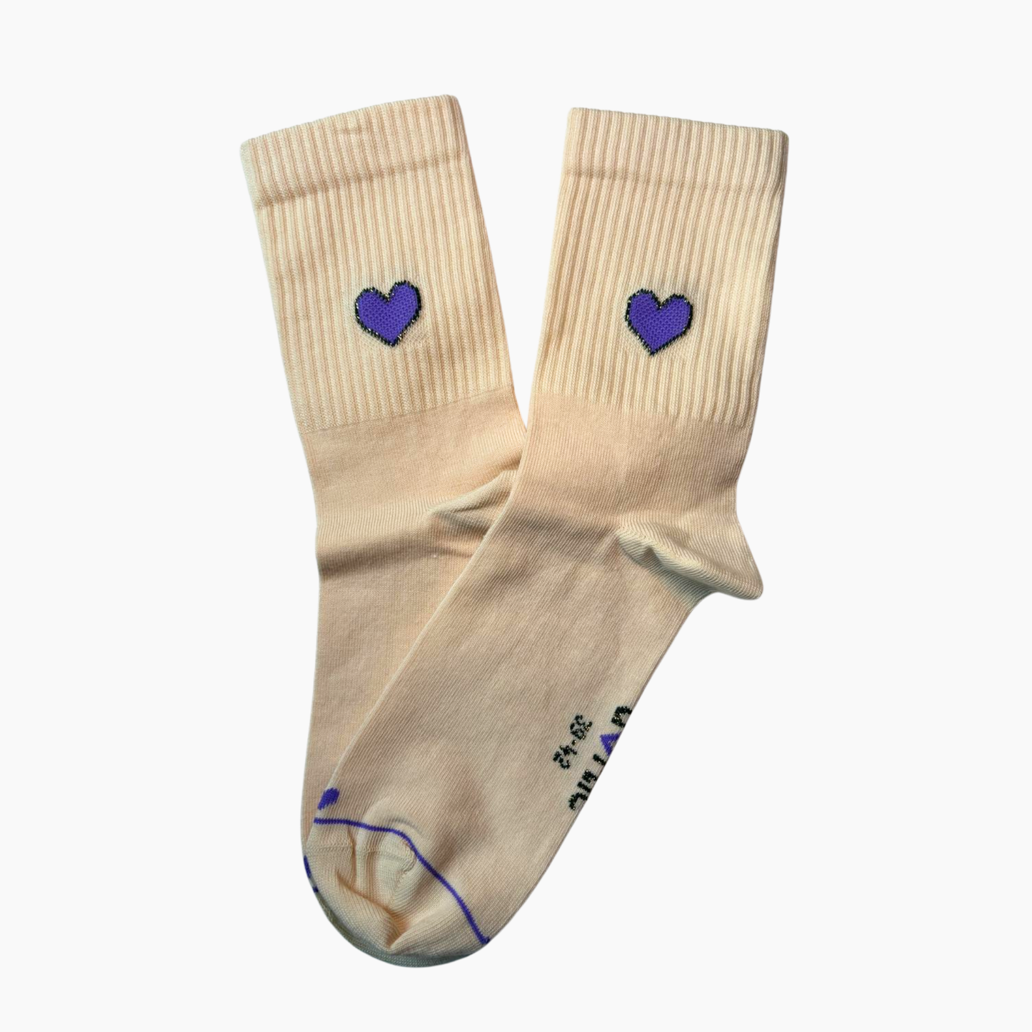 Socke Big Love green/purple