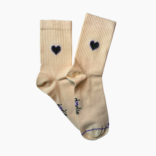 Socke Big Love green/purple